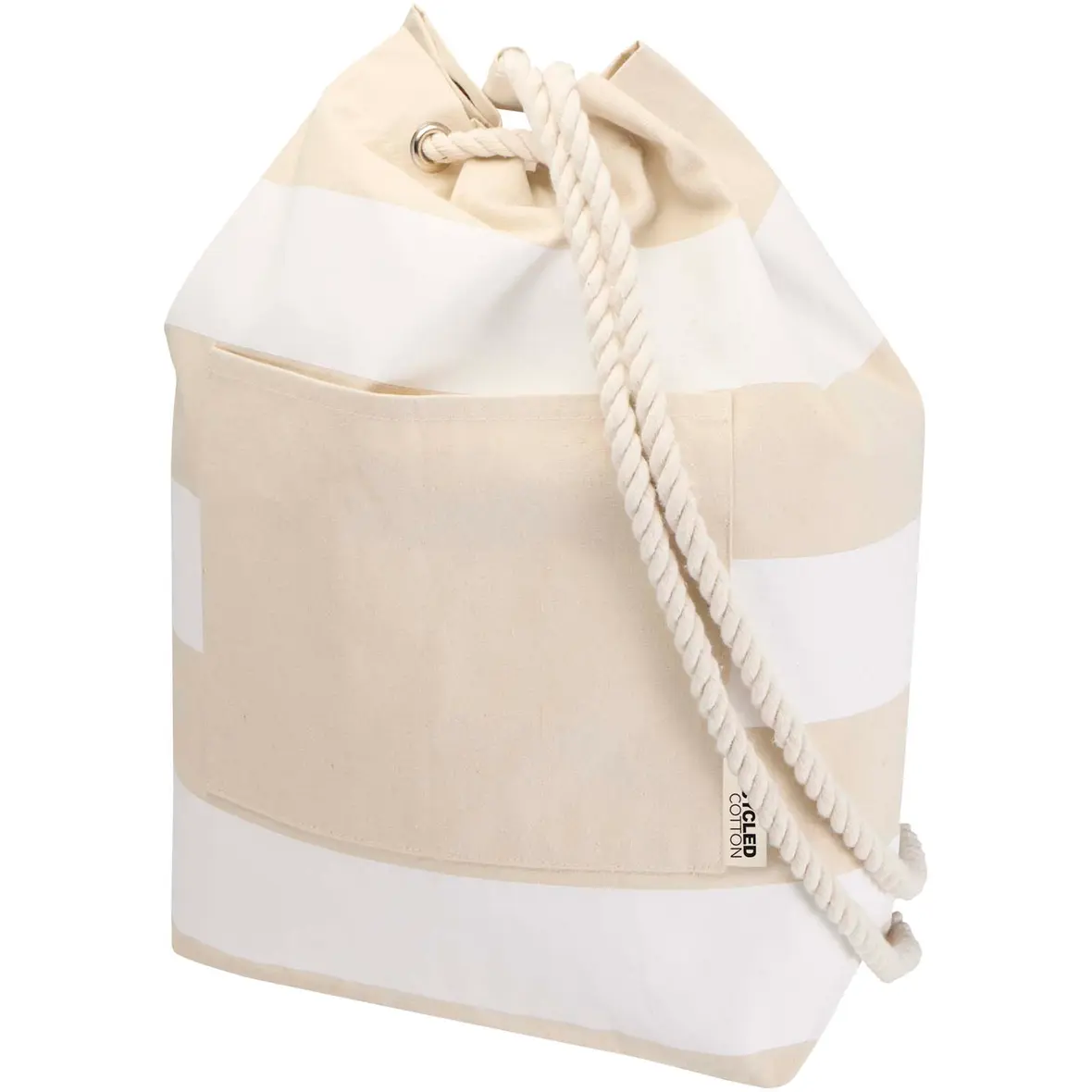 270 g/m² GRS-zertifizierter Seesack aus Recyclingmaterial, 15 l