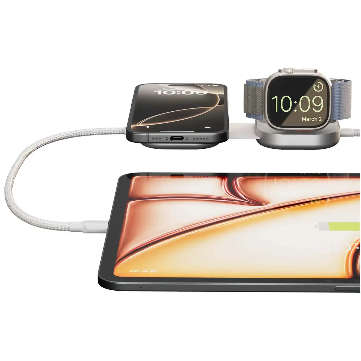 Zens Pro 3 140 W, USB-C, 3 in 1 Ladekabel – Ansicht 3
