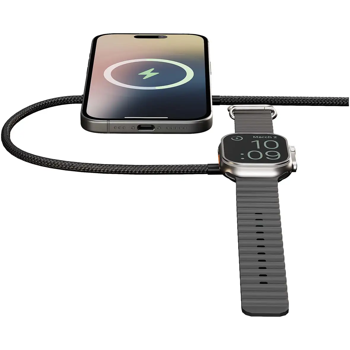 Zens Pro 2 15 W duales Ladekabel – Ansicht 3
