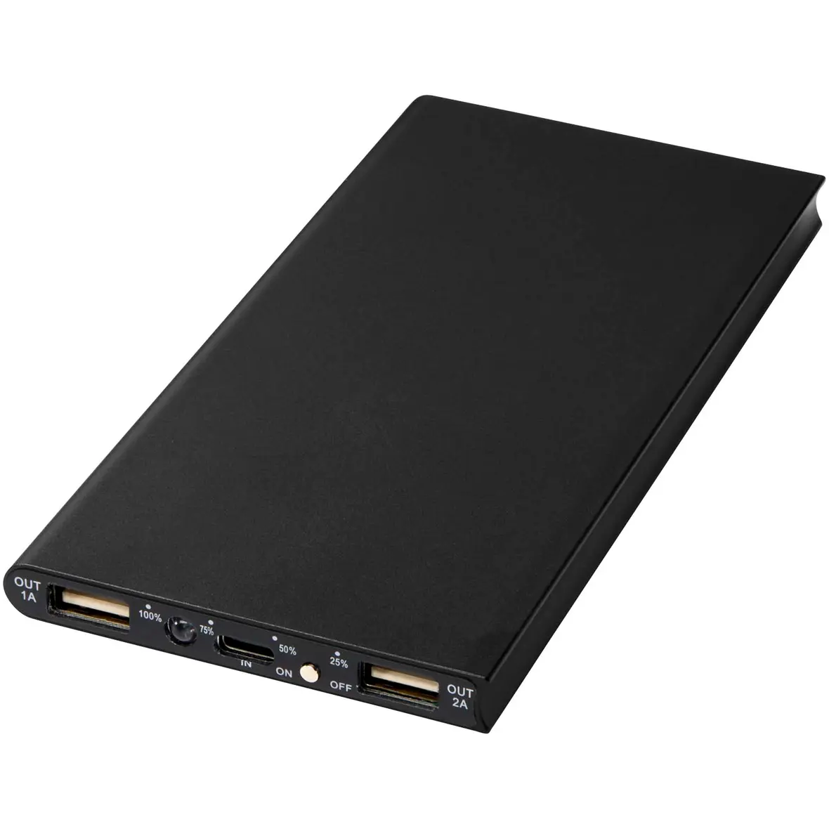 8000 mAh Aluminium-Powerbank – Werbeartikel mit Logo bedrucken