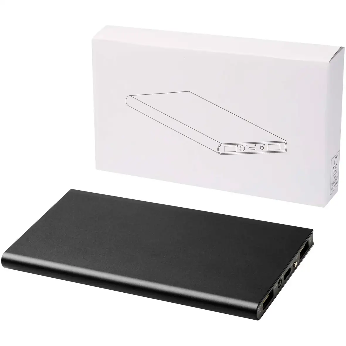 8000 mAh Aluminium-Powerbank – Ansicht 6