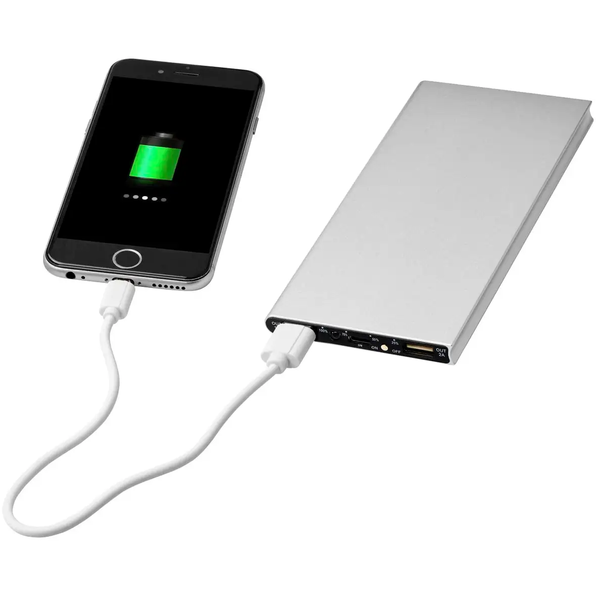 8000 mAh Aluminium-Powerbank – Ansicht 10