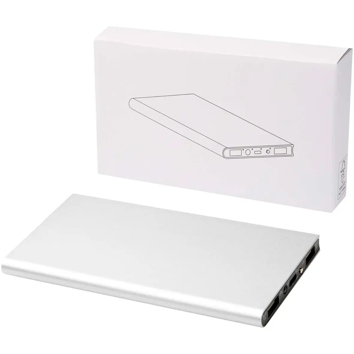 8000 mAh Aluminium-Powerbank – Ansicht 12