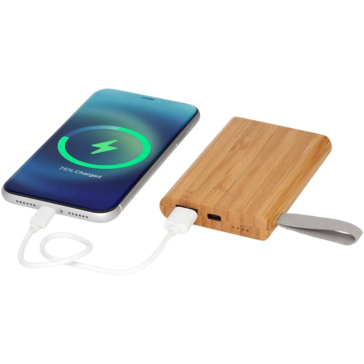 5000 mAh Powerbank aus Bambus – Ansicht 6