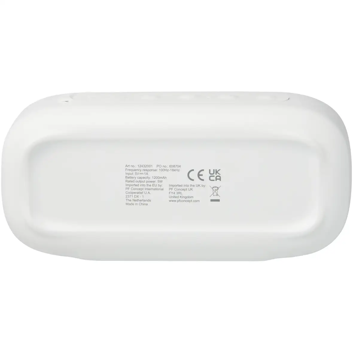 2.0 Bluetooth® Lautsprecher aus recyceltem Kunststoff, 5W, IPX5 – Ansicht 3