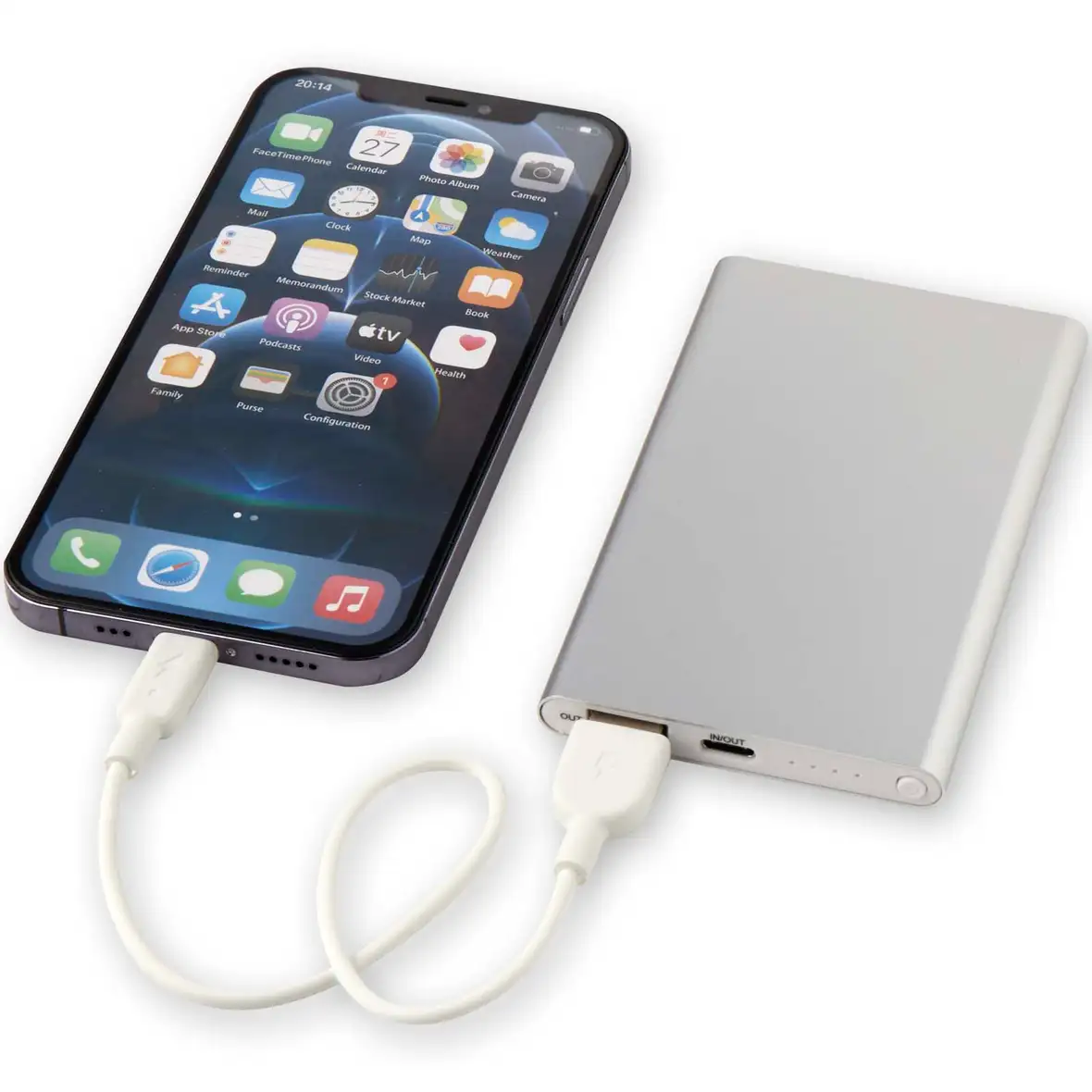 4000 mAh Type-C Powerbank aus recyceltem Aluminium – Ansicht 17