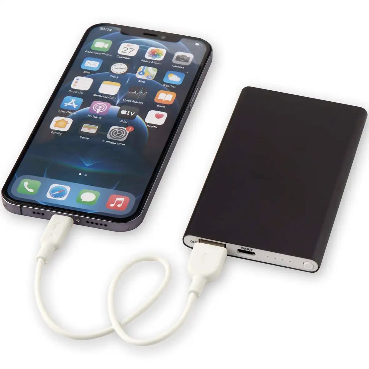 4000 mAh Type-C Powerbank aus recyceltem Aluminium – Ansicht 23