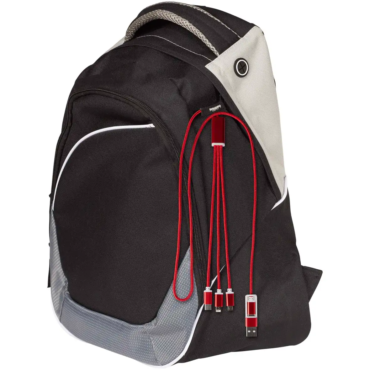 5-in-1 Ladekabel aus recyceltem Aluminium – Ansicht 4