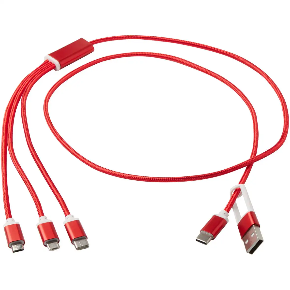 5-in-1 Ladekabel aus recyceltem Aluminium – Ansicht 5