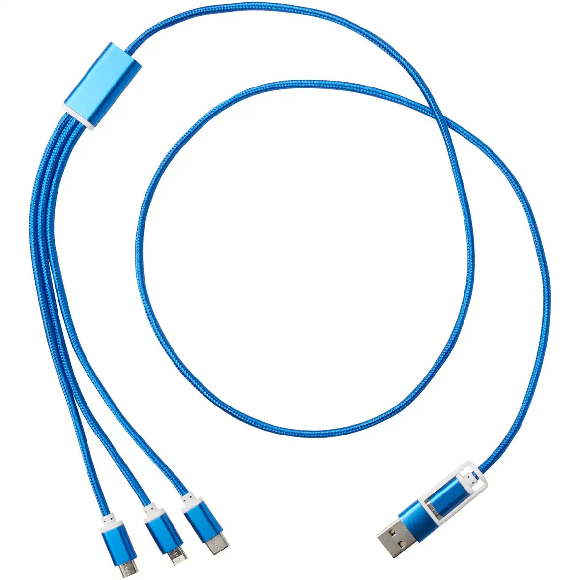 5-in-1 Ladekabel aus recyceltem Aluminium – Ansicht 7