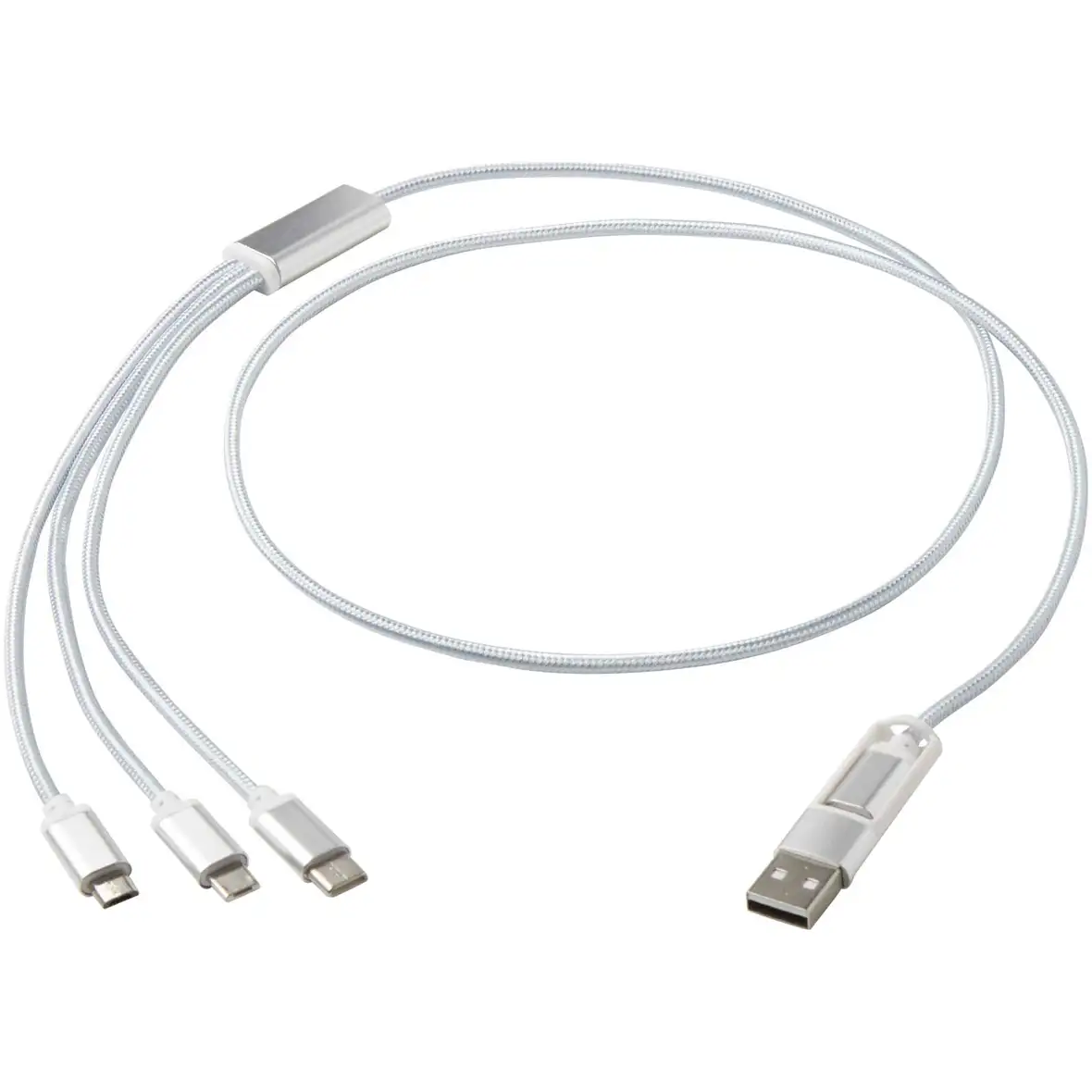 5-in-1 Ladekabel aus recyceltem Aluminium – Ansicht 11