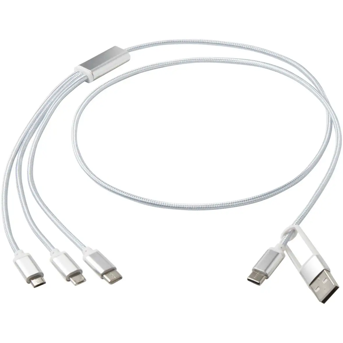 5-in-1 Ladekabel aus recyceltem Aluminium – Ansicht 15