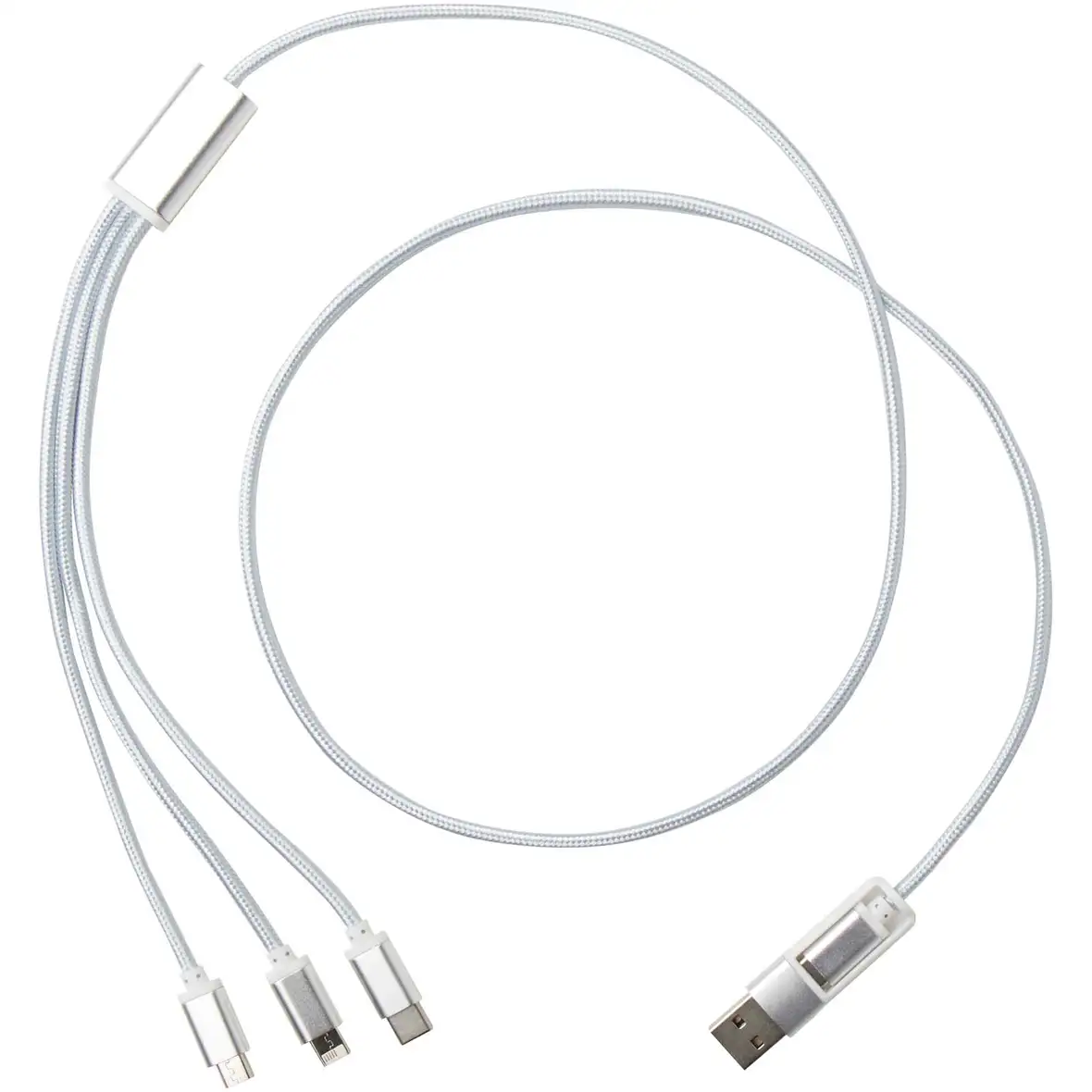 5-in-1 Ladekabel aus recyceltem Aluminium – Ansicht 12