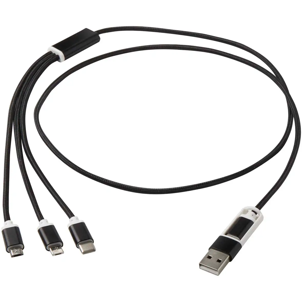 5-in-1 Ladekabel aus recyceltem Aluminium – Ansicht 16