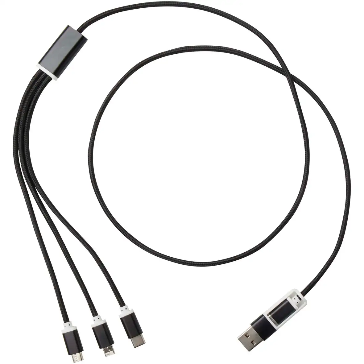 5-in-1 Ladekabel aus recyceltem Aluminium – Ansicht 17