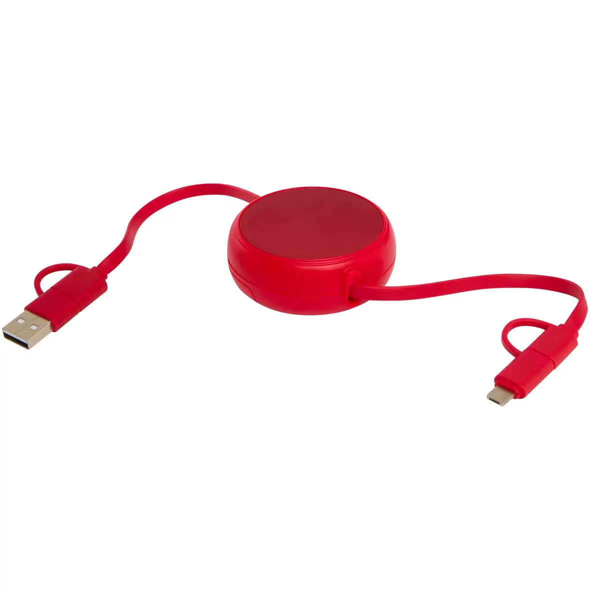 100 cm 5-in-1 Kabel aus recyceltem Kunststoff und Aluminium, einziehbar, für Datenübertragung und 45W Schnellladung – Ansicht 4
