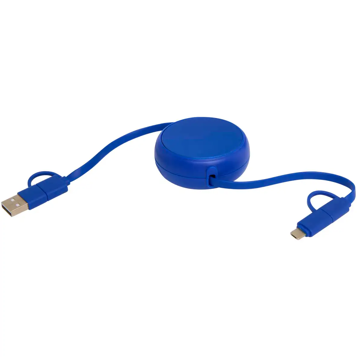 100 cm 5-in-1 Kabel aus recyceltem Kunststoff und Aluminium, einziehbar, für Datenübertragung und 45W Schnellladung – Ansicht 10