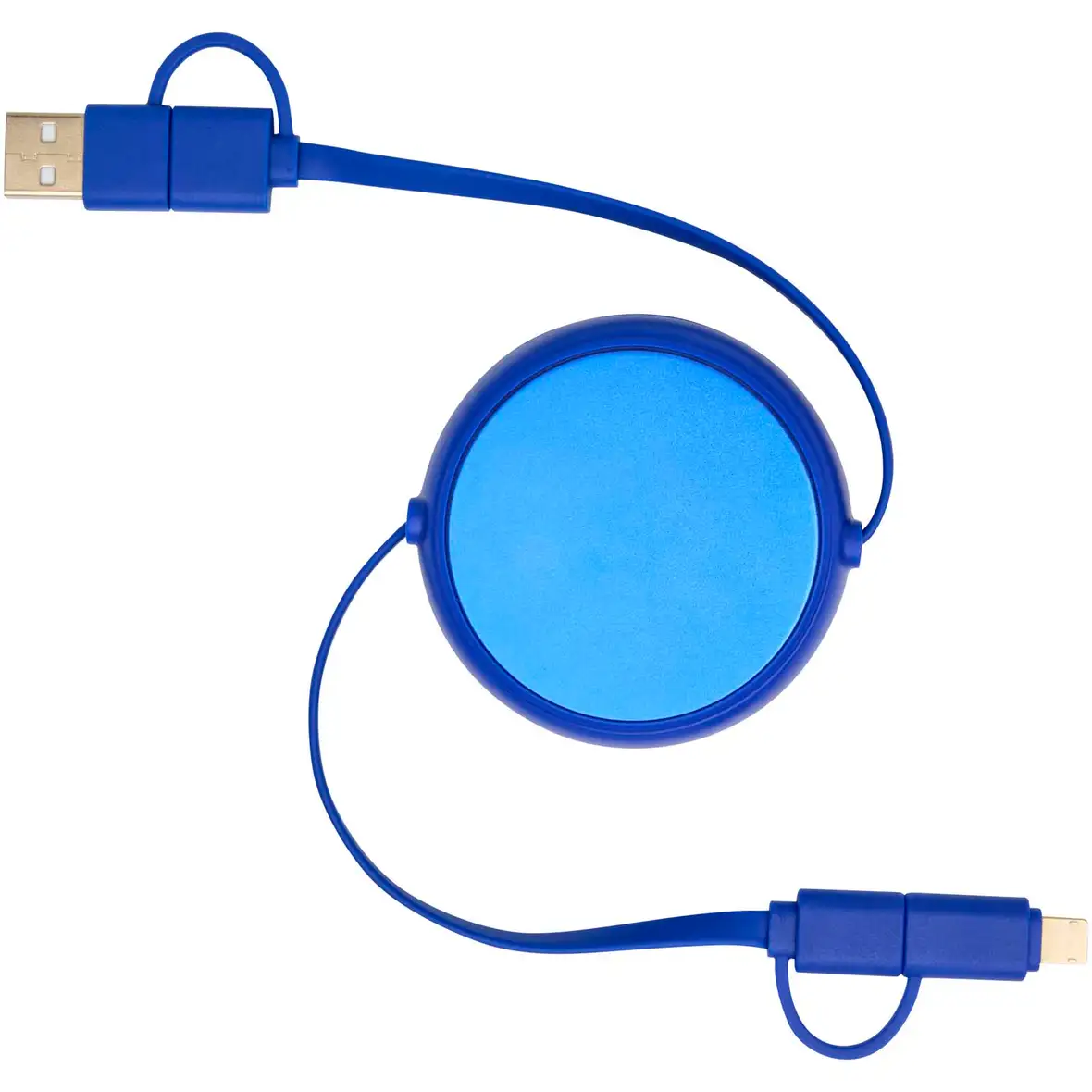 100 cm 5-in-1 Kabel aus recyceltem Kunststoff und Aluminium, einziehbar, für Datenübertragung und 45W Schnellladung – Ansicht 8