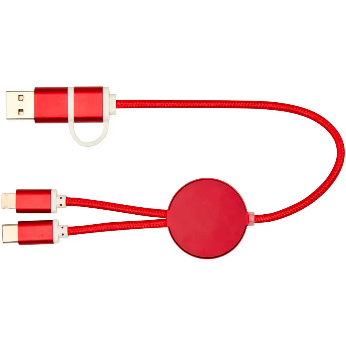 30 cm 5-in-1 Kabel aus recyceltem Kunststoff für Datenübertragung und 27W Schnellladung – Ansicht 3
