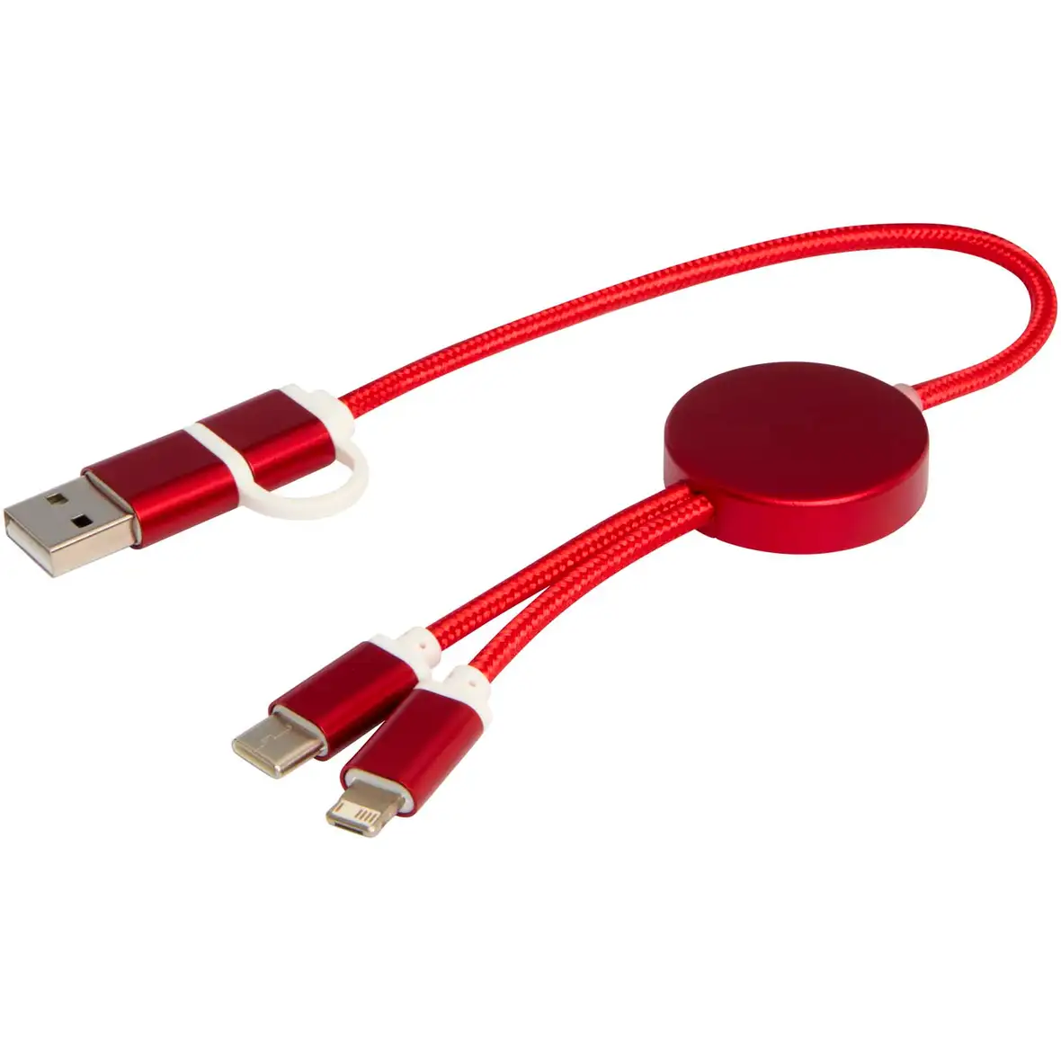 30 cm 5-in-1 Kabel aus recyceltem Kunststoff für Datenübertragung und 27W Schnellladung – Ansicht 4