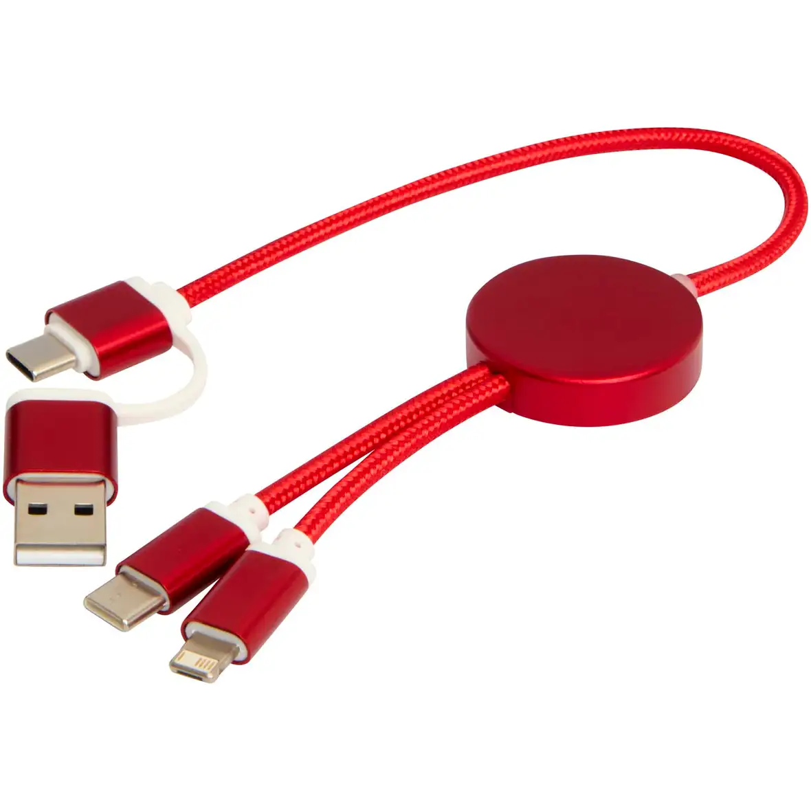 30 cm 5-in-1 Kabel aus recyceltem Kunststoff für Datenübertragung und 27W Schnellladung – Ansicht 5