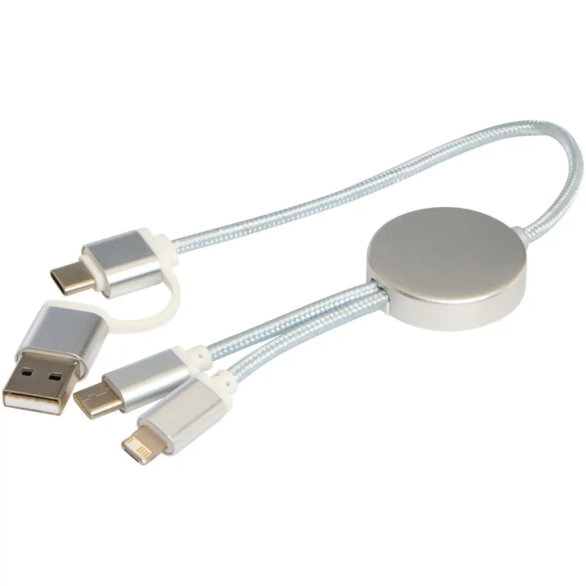 30 cm 5-in-1 Kabel aus recyceltem Kunststoff für Datenübertragung und 27W Schnellladung – Ansicht 17