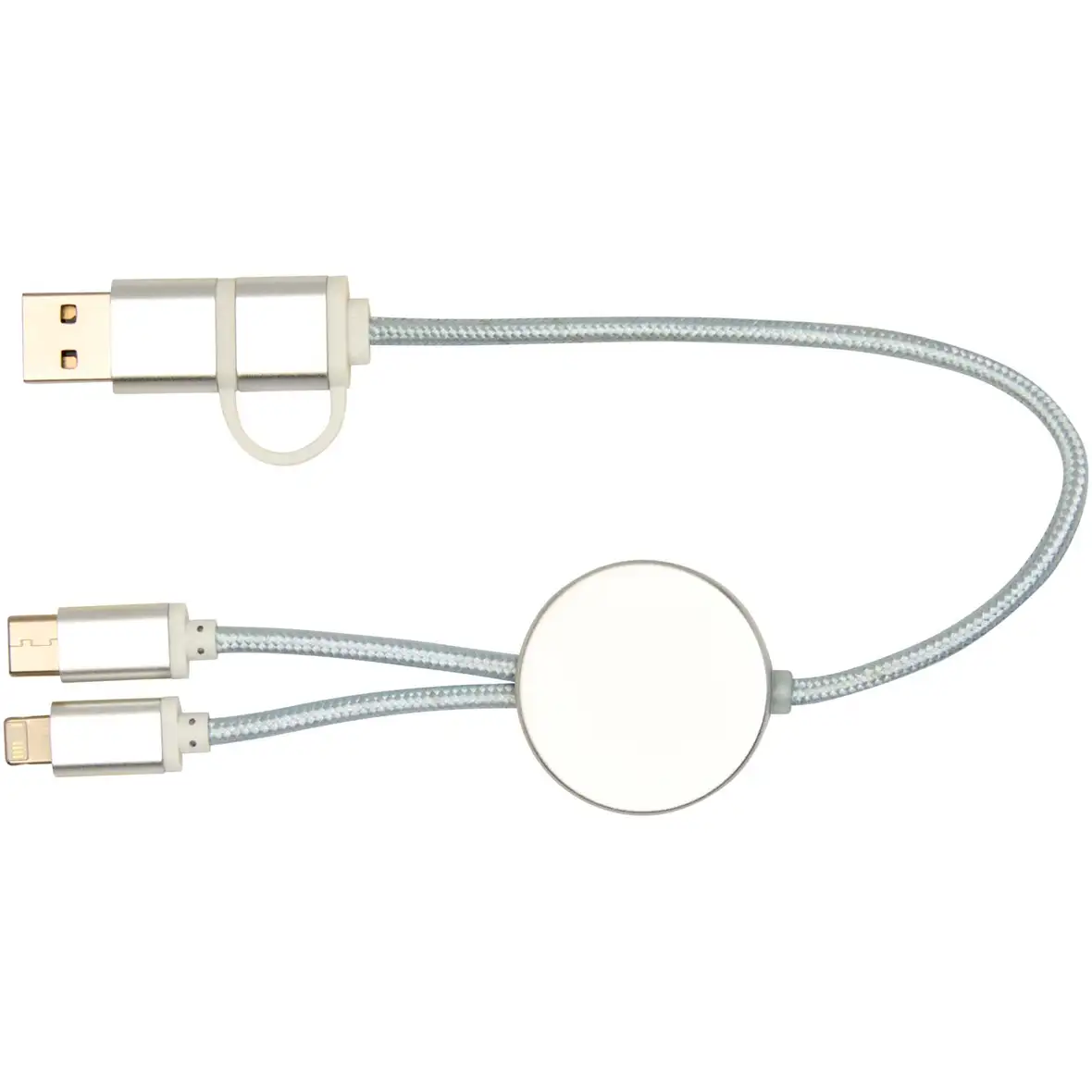 30 cm 5-in-1 Kabel aus recyceltem Kunststoff für Datenübertragung und 27W Schnellladung – Ansicht 14