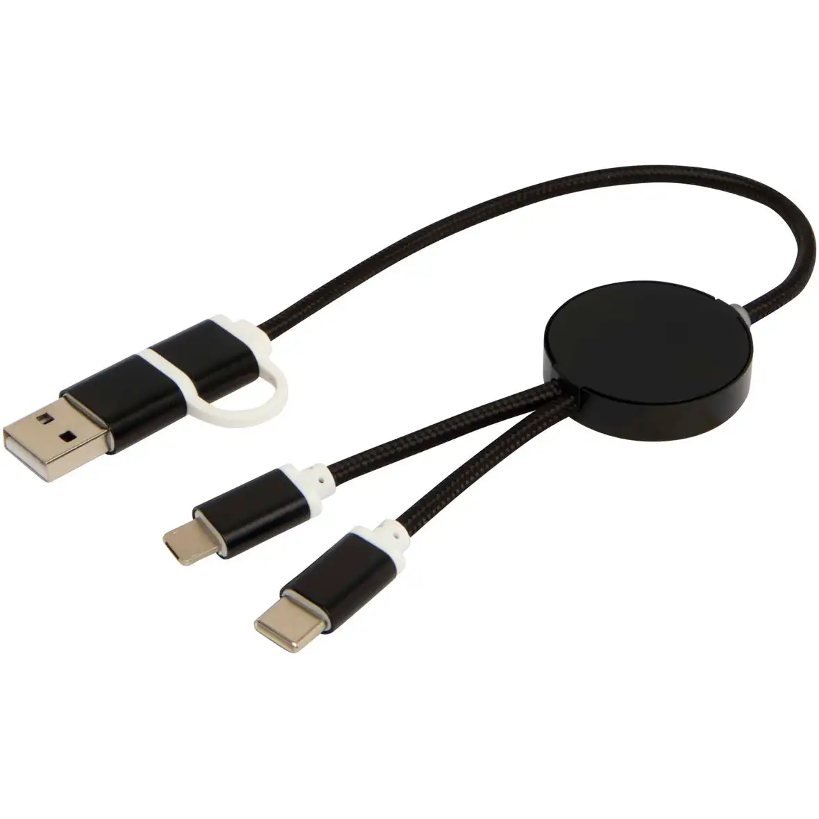 30 cm 5-in-1 Kabel aus recyceltem Kunststoff für Datenübertragung und 27W Schnellladung – Ansicht 22