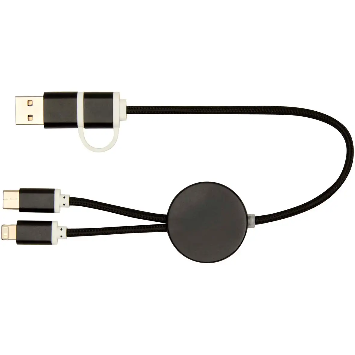 30 cm 5-in-1 Kabel aus recyceltem Kunststoff für Datenübertragung und 27W Schnellladung – Ansicht 20