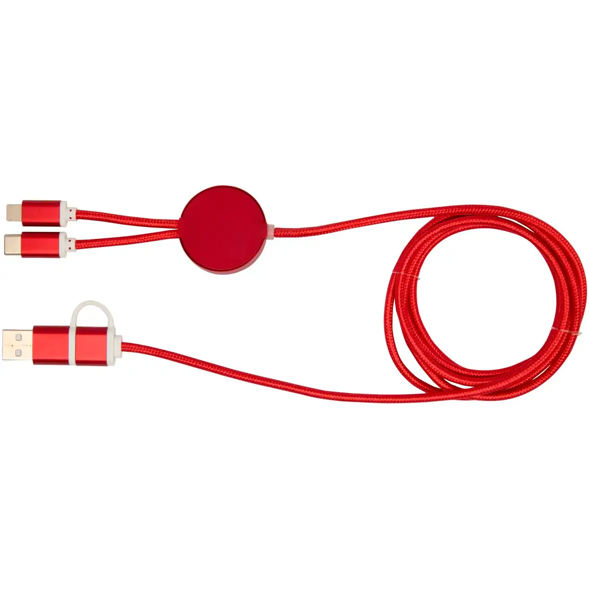 150 cm 5-in-1 Kabel aus recyceltem Kunststoff für Datenübertragung und 27W Schnellladung – Ansicht 3