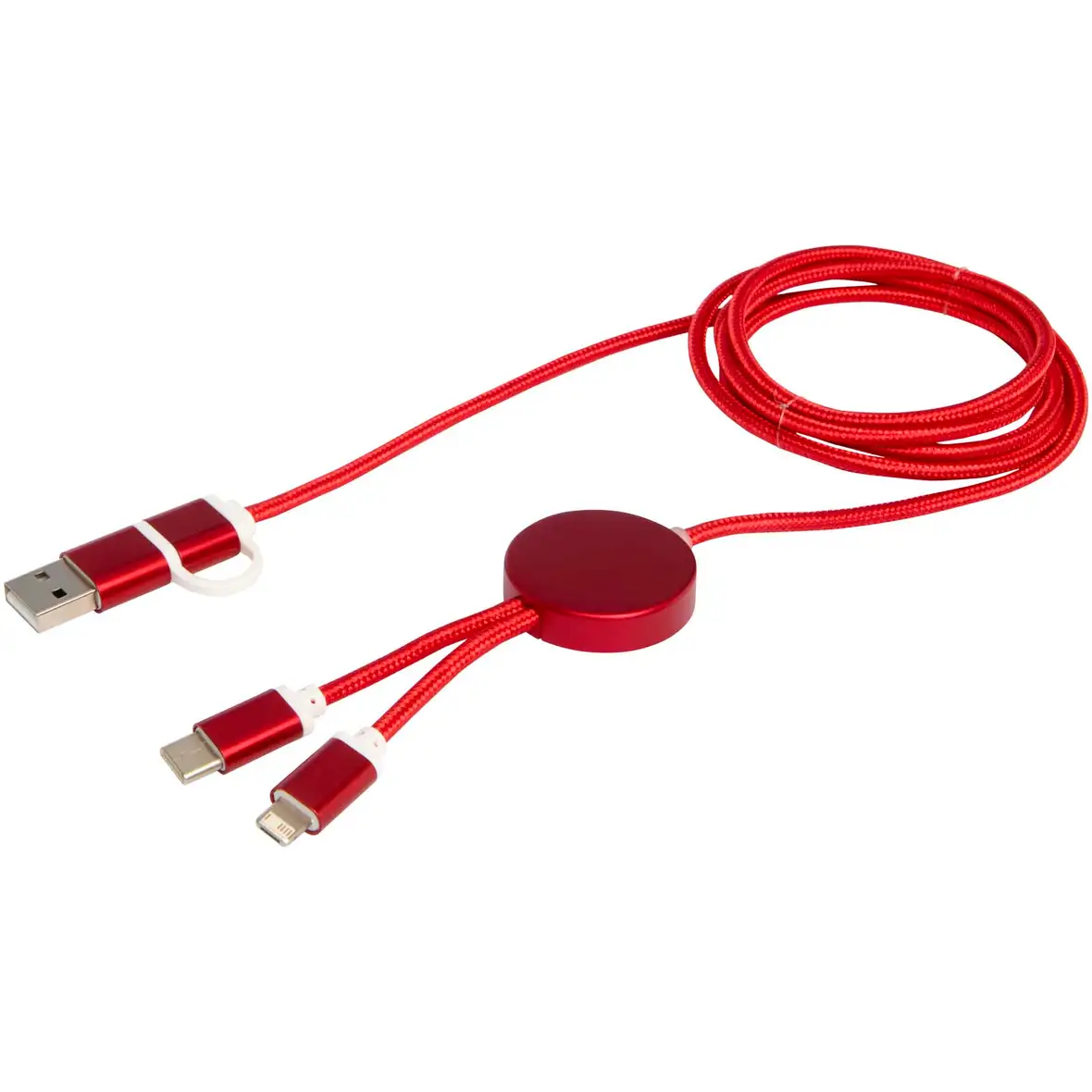150 cm 5-in-1 Kabel aus recyceltem Kunststoff für Datenübertragung und 27W Schnellladung – Ansicht 4