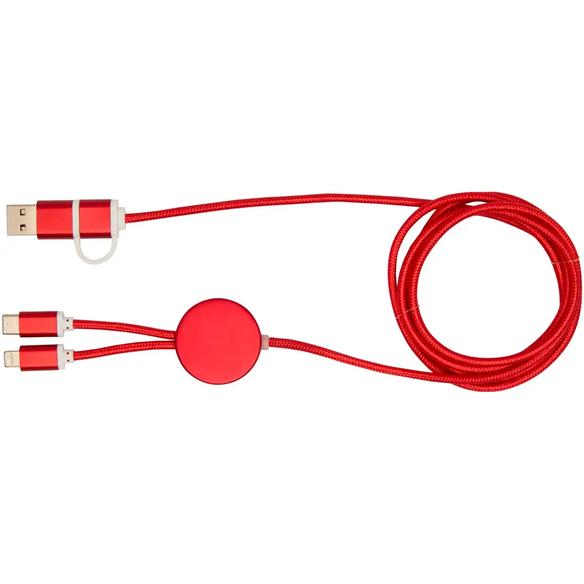 150 cm 5-in-1 Kabel aus recyceltem Kunststoff für Datenübertragung und 27W Schnellladung – Ansicht 2