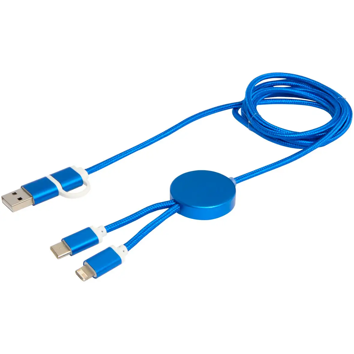 150 cm 5-in-1 Kabel aus recyceltem Kunststoff für Datenübertragung und 27W Schnellladung – Ansicht 10