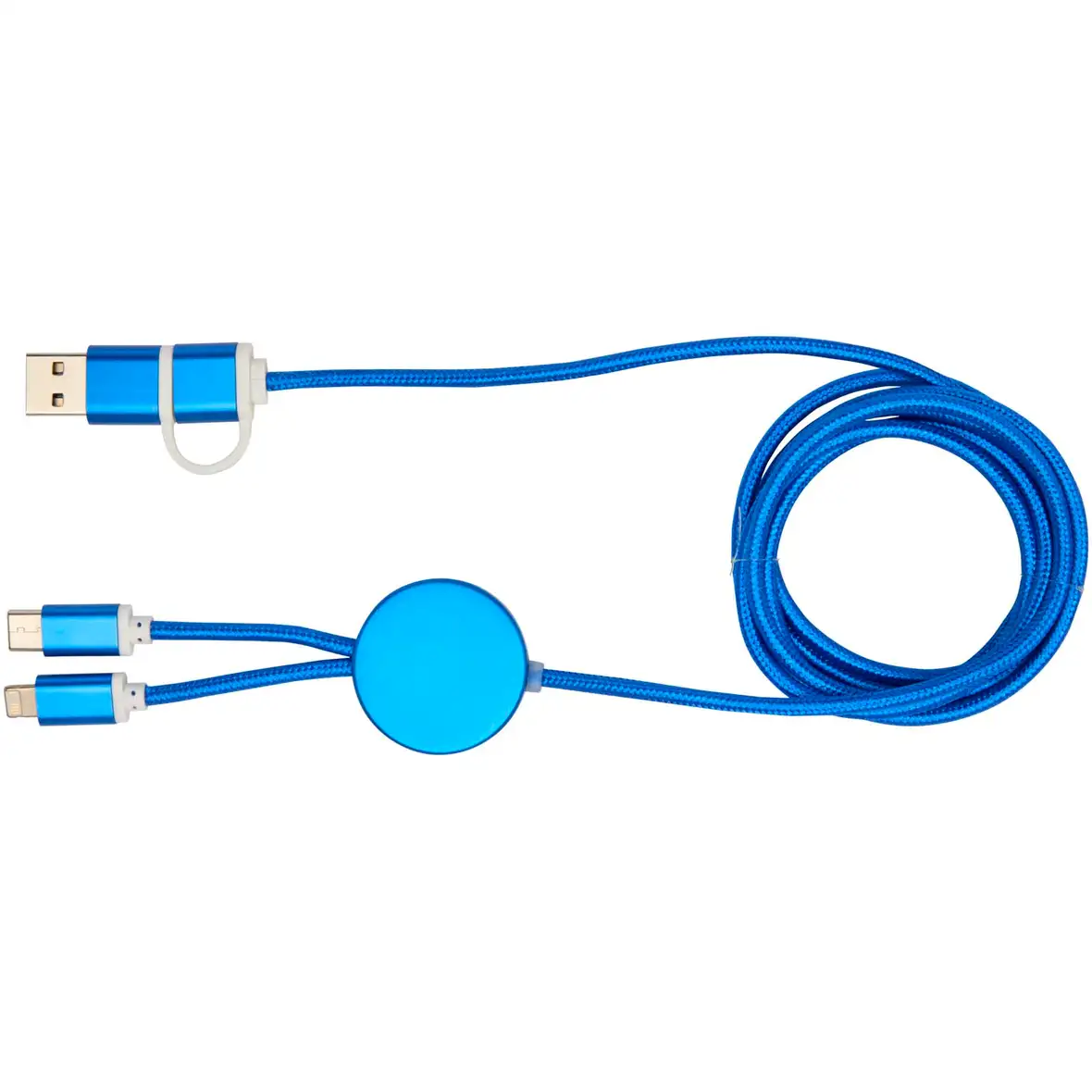 150 cm 5-in-1 Kabel aus recyceltem Kunststoff für Datenübertragung und 27W Schnellladung – Ansicht 8