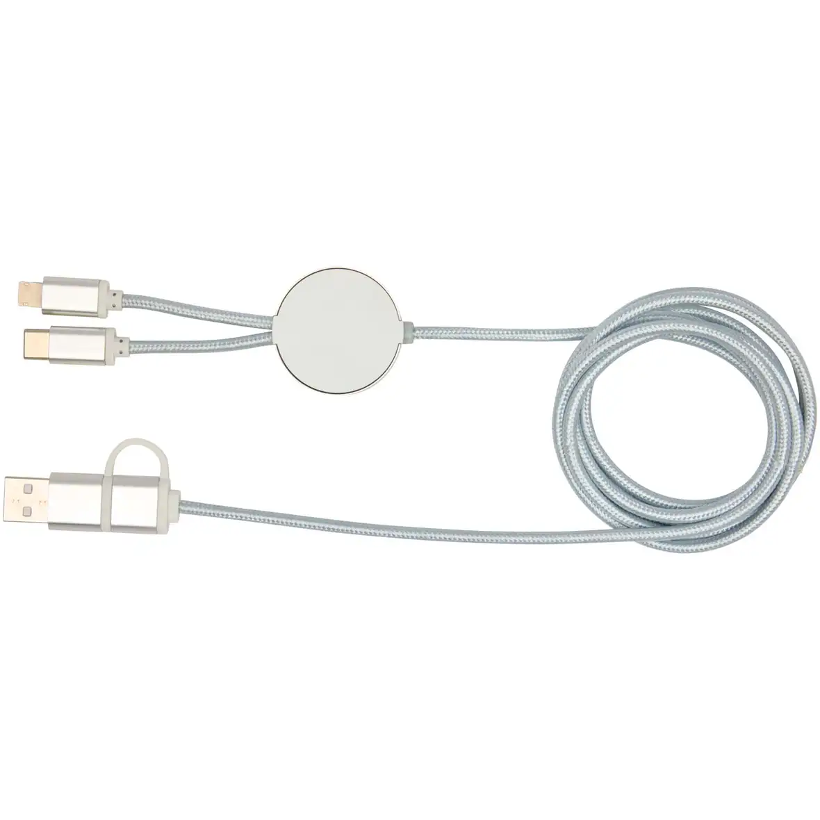 150 cm 5-in-1 Kabel aus recyceltem Kunststoff für Datenübertragung und 27W Schnellladung – Ansicht 15