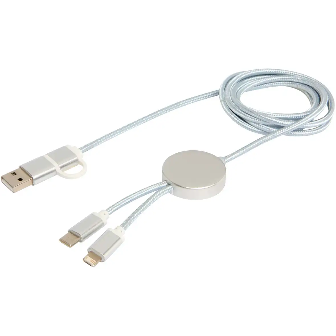 150 cm 5-in-1 Kabel aus recyceltem Kunststoff für Datenübertragung und 27W Schnellladung – Ansicht 16