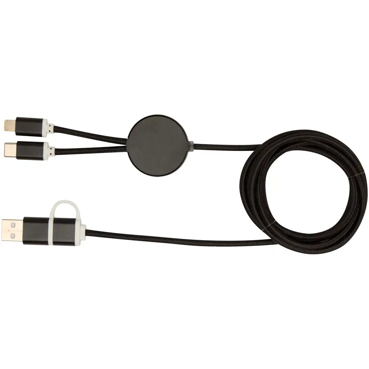 150 cm 5-in-1 Kabel aus recyceltem Kunststoff für Datenübertragung und 27W Schnellladung – Ansicht 21
