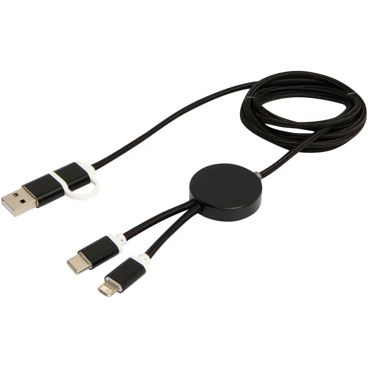 150 cm 5-in-1 Kabel aus recyceltem Kunststoff für Datenübertragung und 27W Schnellladung – Ansicht 22