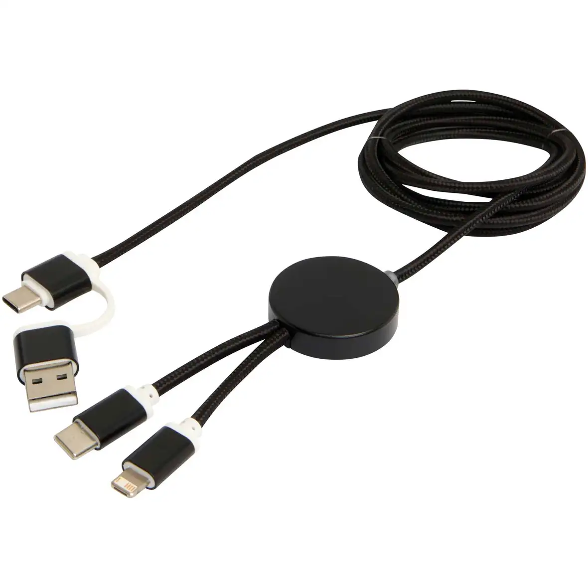 150 cm 5-in-1 Kabel aus recyceltem Kunststoff für Datenübertragung und 27W Schnellladung – Ansicht 23