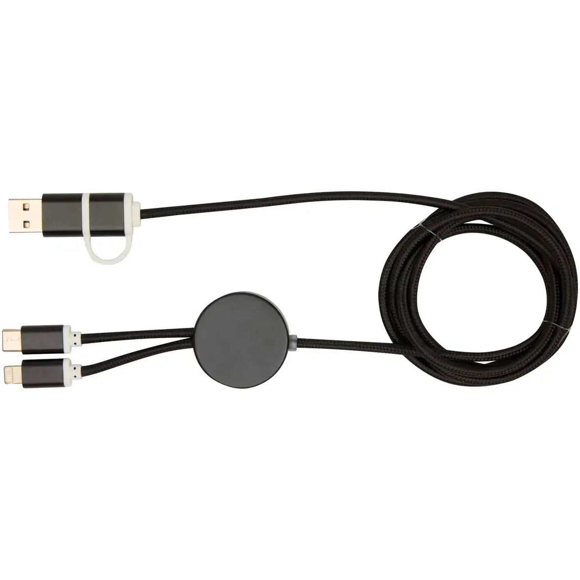 150 cm 5-in-1 Kabel aus recyceltem Kunststoff für Datenübertragung und 27W Schnellladung – Ansicht 20