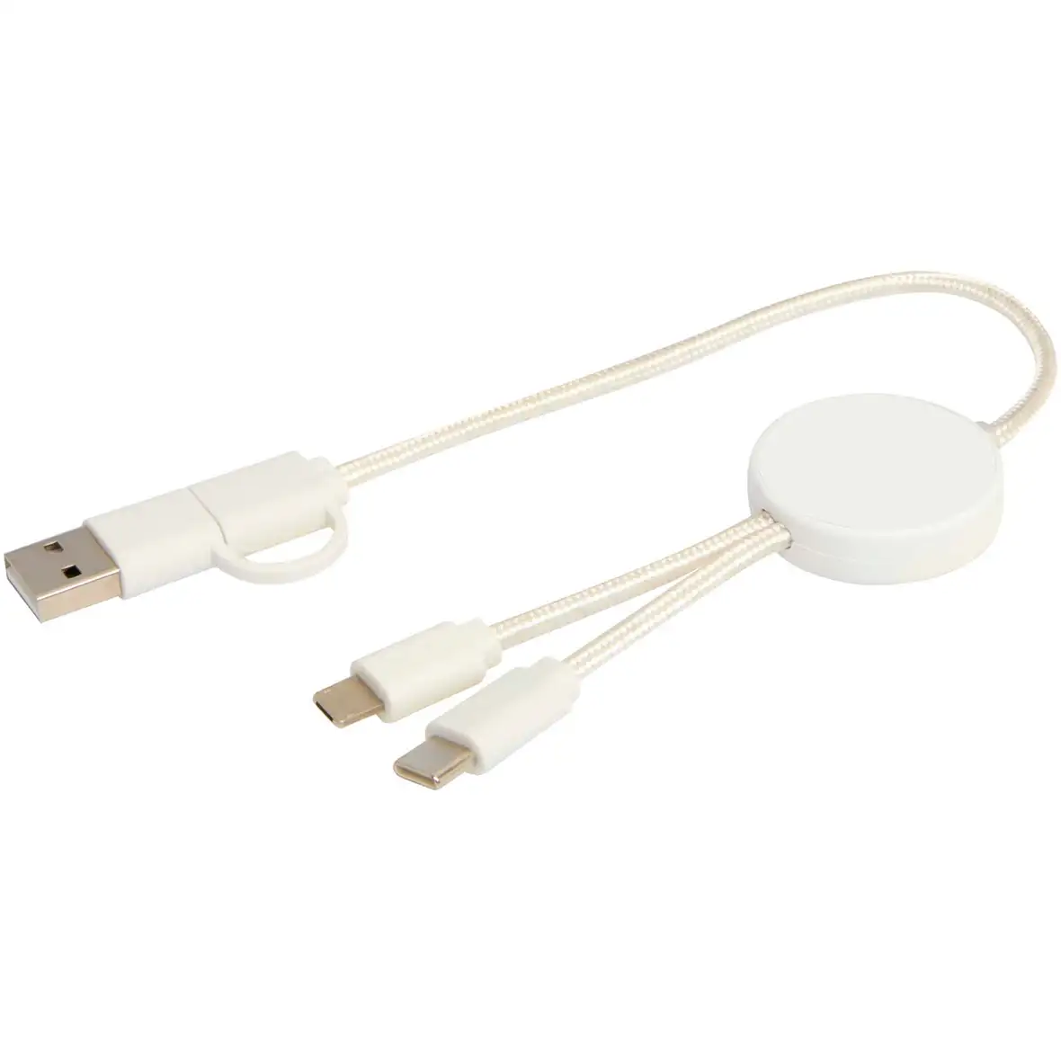 30 cm 5-in-1 Kabel aus recyceltem Kunststoff für Datenübertragung und 27W Schnellladung – Ansicht 4