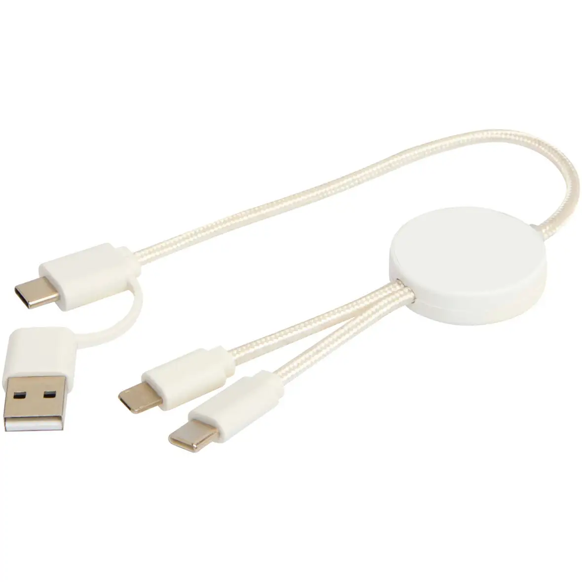 30 cm 5-in-1 Kabel aus recyceltem Kunststoff für Datenübertragung und 27W Schnellladung – Ansicht 5