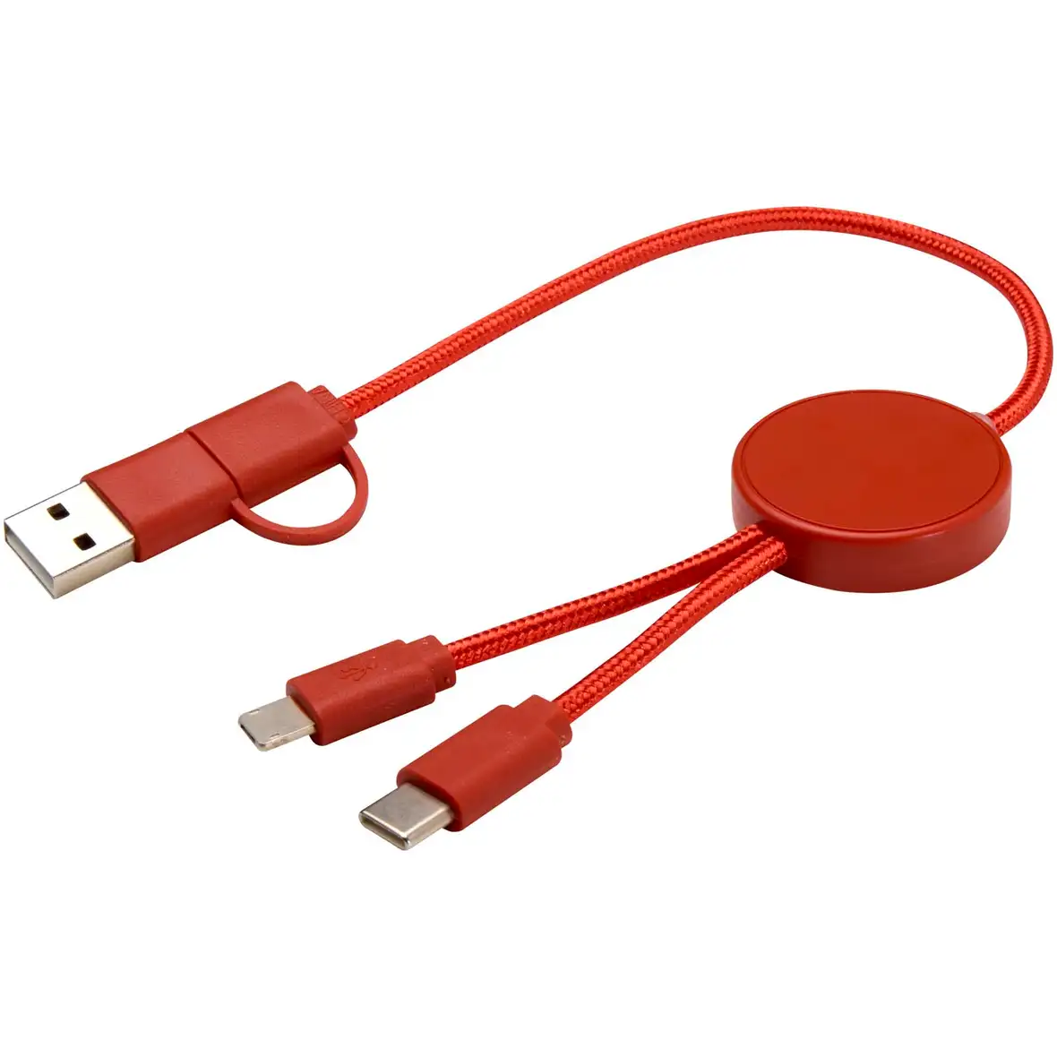 30 cm 5-in-1 Kabel aus recyceltem Kunststoff für Datenübertragung und 27W Schnellladung – Ansicht 10