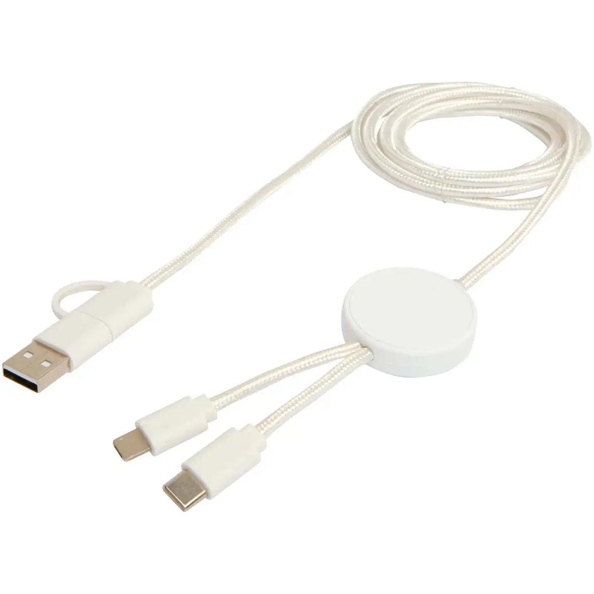 150 cm 5-in-1 Kabel aus recyceltem Kunststoff für Datenübertragung und 27W Schnellladung – Ansicht 4