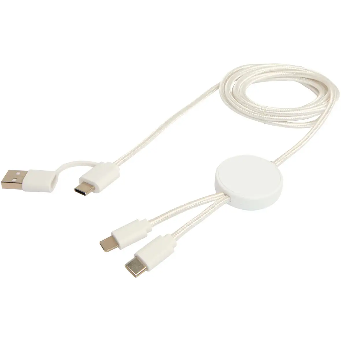 150 cm 5-in-1 Kabel aus recyceltem Kunststoff für Datenübertragung und 27W Schnellladung – Ansicht 5