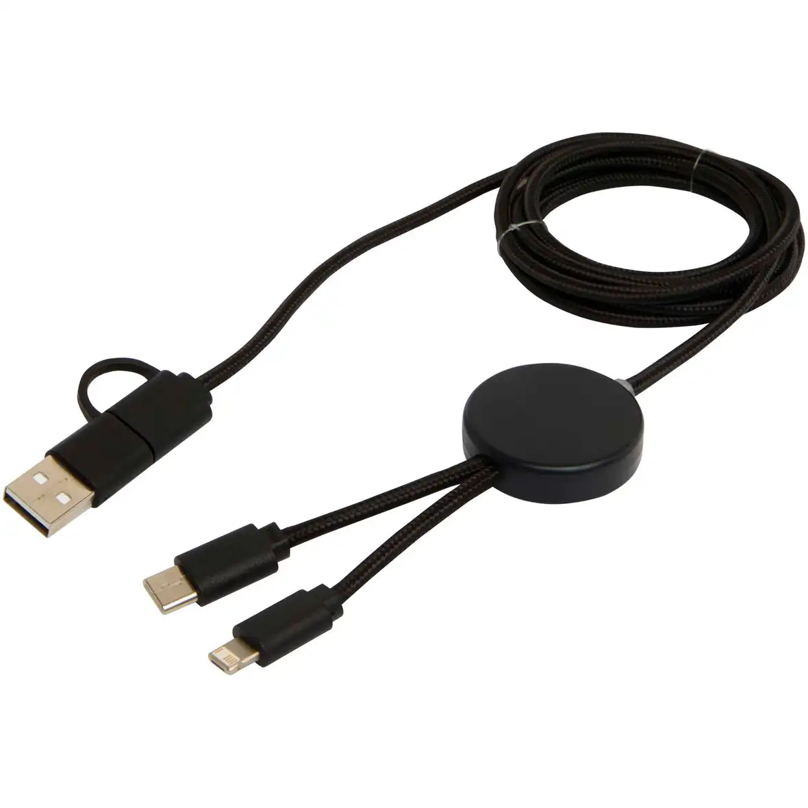 150 cm 5-in-1 Kabel aus recyceltem Kunststoff für Datenübertragung und 27W Schnellladung – Ansicht 10