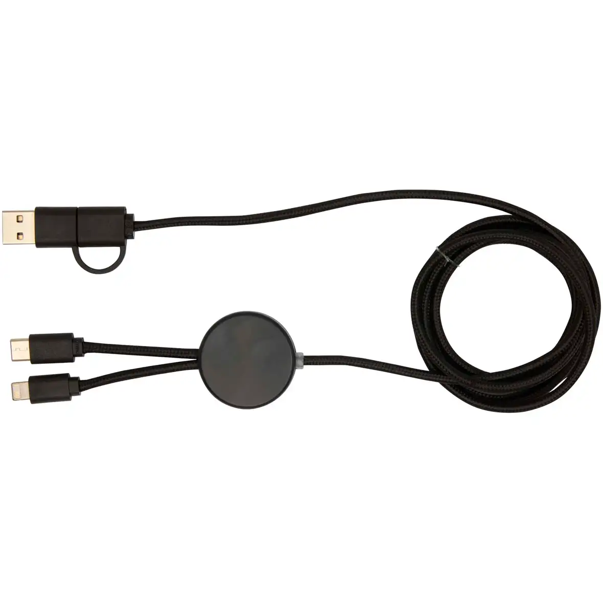 150 cm 5-in-1 Kabel aus recyceltem Kunststoff für Datenübertragung und 27W Schnellladung – Ansicht 8
