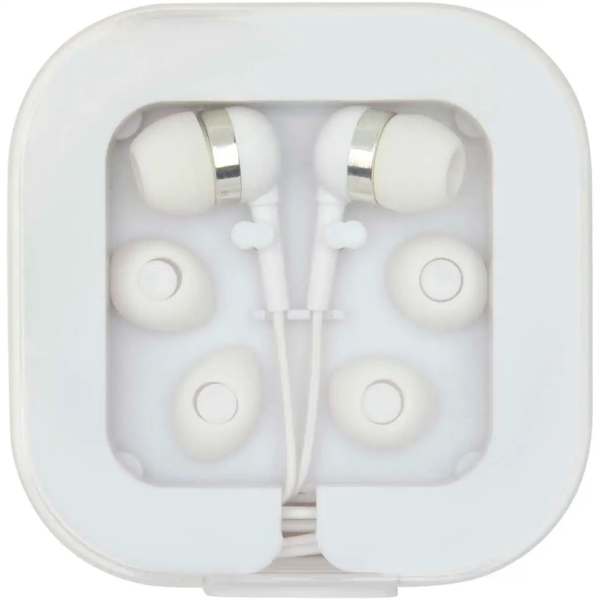 Kabelgebundenes Headset Typ-C mit Aufbewahrungsbox aus recyceltem Kunststoff – Ansicht 2