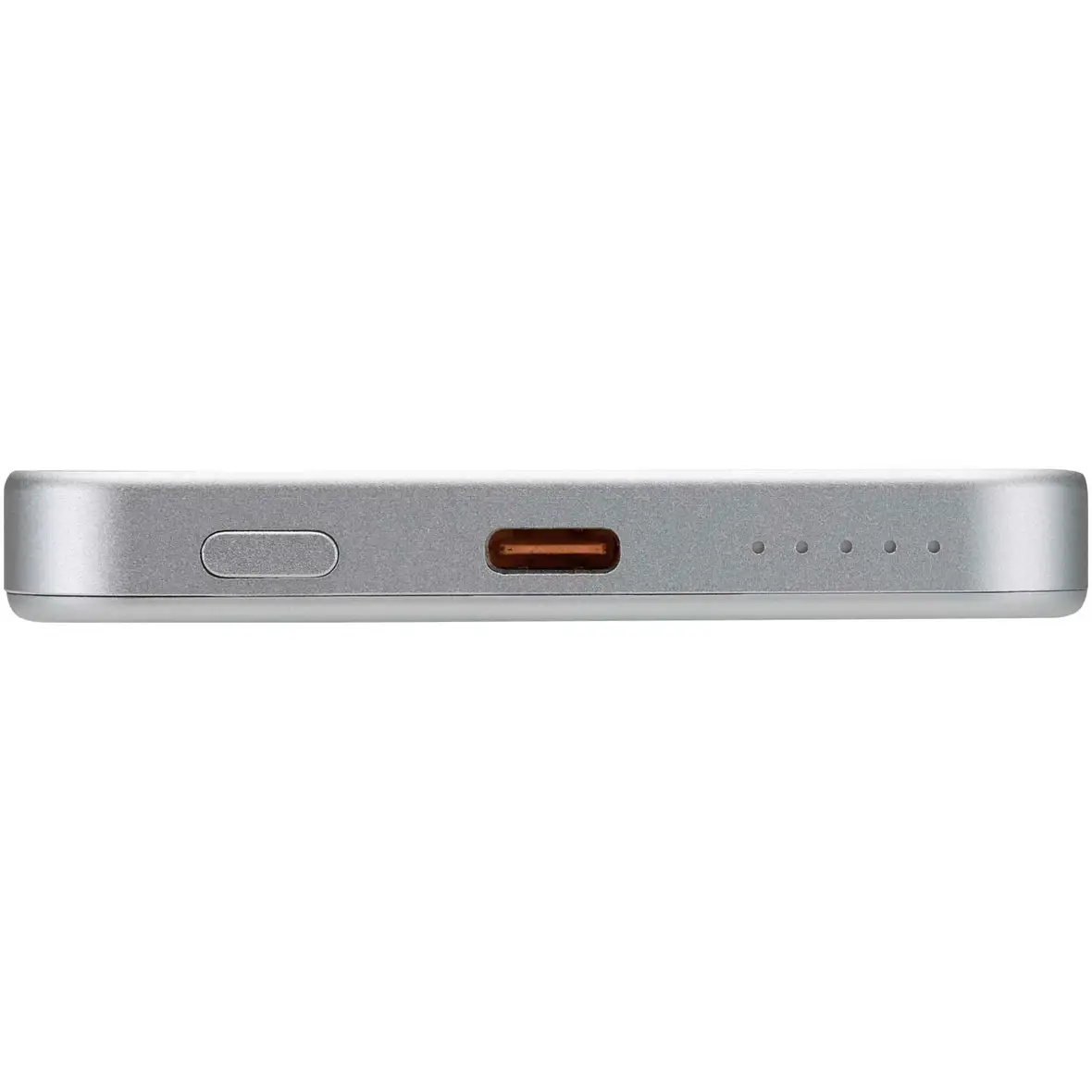 5000 mAh RCS Powerbank aus recyceltem Aluminium mit Magnetfunktion – Ansicht 5