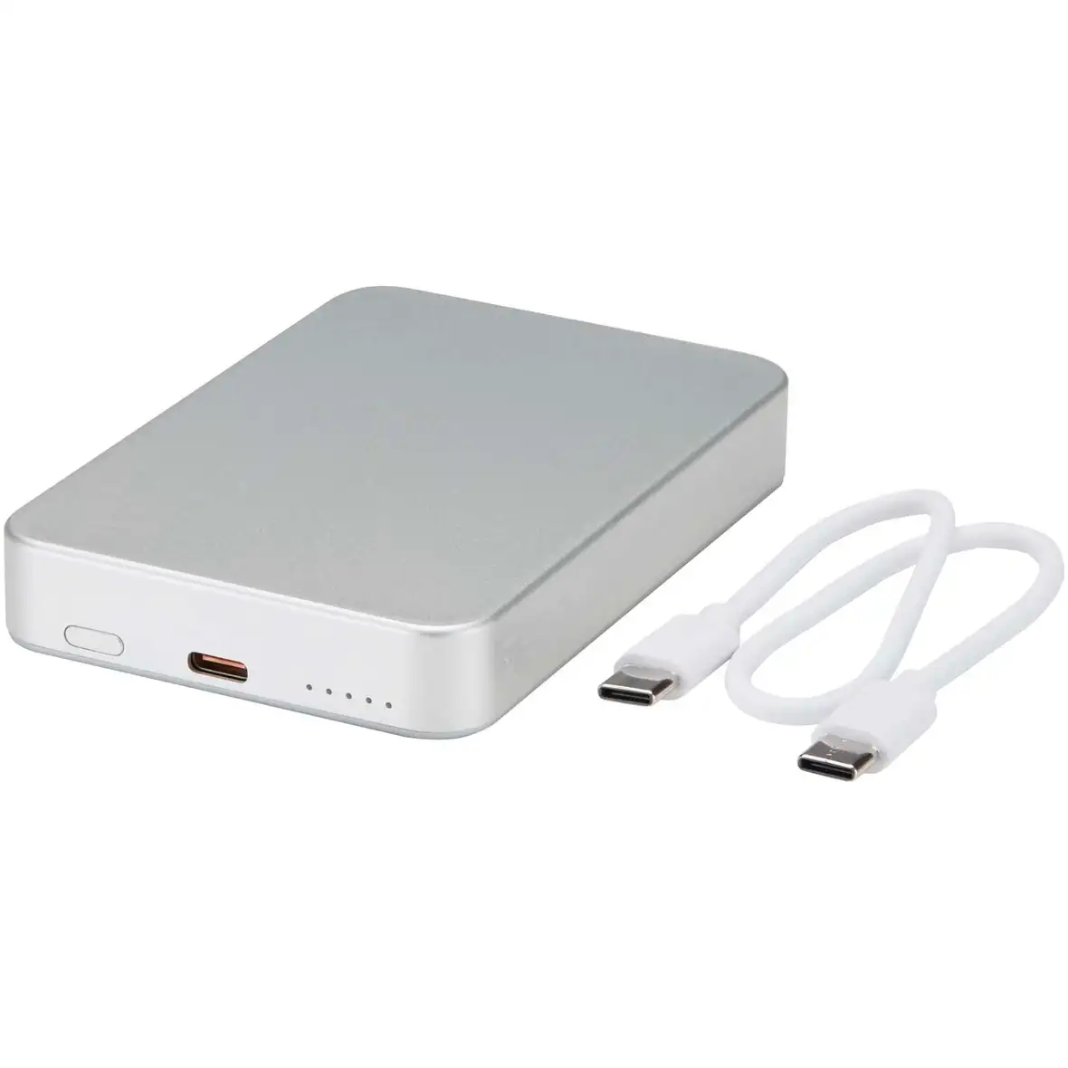 10.000 mAh RCS Powerbank aus recyceltem Aluminium mit Magnetfunktion – Ansicht 4